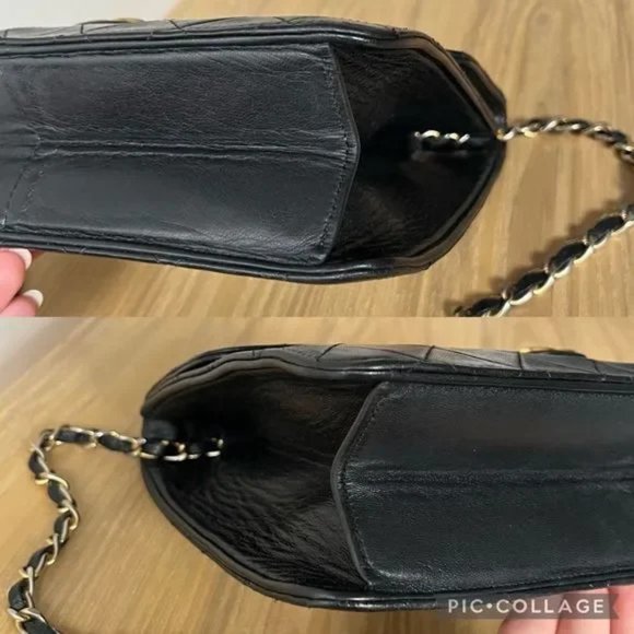 CHANNEL QUILTED LAMBSKIN SHOULDER BAG - Picture 7 of 7